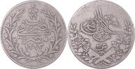 Ägypten, Egypt 20 Qirsh Abd al Hamad II. 1876-1909 (1293/31) -