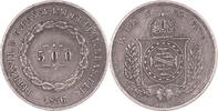 Brasilien 500 Reis Peter II. 1831-1889 -