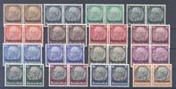 Deutschland vor 1945 Dt. Bes. 2. WK Lothringen Michel Nummer 1-16, Freimarken 1940 in ** Paaren -
