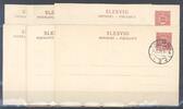 Deutschland vor 1945 Dt. Abstimmungsgebiete Schleswig, 6 Belege als Posten -