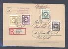 Deutschland ab 1945 SBZ, Karte mit 4 Werten aus 42-50 D III, Coswig 1945, geprüft BPP -