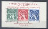 Deutschland ab 1945 Berlin Block 1 II, Währungsgeschädigte 1949 **, geprüft BPP -
