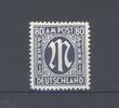 Deutschland ab 1945 Bizone Michel Nummer 34bC, 80 Pfg. AM Post 1945 **, geprüft BPP -