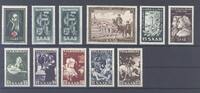 Deutschland ab 1945 Saarland Michel Nummer 304-13, Jahrgang 1951 **/*, fast nur ** -