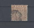 Deutschland vor 1945 Baden Michel Nummer 15c, 9 Kreuzer 1862 gestempelt, geprüft BPP -