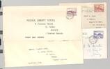Deutschland vor 1945 Dt. Bes. 2. WK Jersey, 4 verschiedene Belege als Posten -