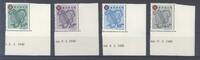 Deutschland ab 1945 Franz. Zone Baden Michel Nummer. 42-45 Br ** Paare mit Druckdatum -