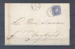 Deutschland vor 1945 Preußen, Brief Michel Nummer 25, 6 Kreuzer 1867 EF Meiningen gp. BPP -