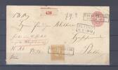 Deutschland vor 1945 Preußen, Siegel Paketbegleit GA mit 3 Sgr. ZuF aus Ueckermünde -