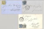 Deutschland vor 1945 Thurn & Taxis, 3 Briefe mit verschiedenen Frankaturen als Posten -