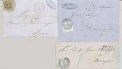 Deutschland vor 1945 Thurn & Taxis, 3 Briefe mit verschiedenen Frankaturen als Posten -