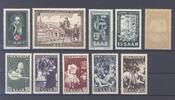 Deutschland ab 1945 Saarland Michel Nummer 304-13, Jahrgang 1951 **/* -