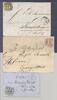Deutschland vor 1945 Thurn & Taxis, 3 Briefe mit verschiedenen Silbergroschenfrankaturen -
