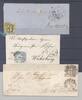 Deutschland vor 1945 Thurn & Taxis, 3 Briefe mit verschiedenen Silbergroschenfrankaturen -