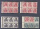 Deutschland vor 1945 Dt. Reich, 4 ** Germania Heftchenblätter als Posten   