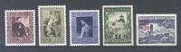 Europa und Alle Welt  Liechtenstein Michel Nummer 306-10, Jahr 1952 ** a... 59,50 EUR  + 5,00 EUR frais d'envoi
