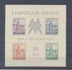 Deutschland ab 1945  SBZ Block 5y, Messeblock 1946 **  39,50 EUR  + 5,00 EUR frais d'envoi