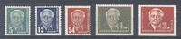 Deutschland ab 1945  DDR Michel Nummer 322-26 Pieck II 1952 **  24,50 EUR  + 5,00 EUR frais d'envoi