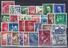 Deutschland vor 1945 A) DR postfrische Zusammenstellung aus Mi 744-814, ME 285€ -