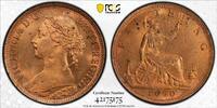 Great Britain 1/4D 1890 S-3958 PCGS MS64RD 210,43 EUR  + 21,47 EUR frais d'envoi
