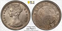 Hong Kong 10C 1886 PCGS MS62 438,03 EUR  + 17,18 EUR frais d'envoi