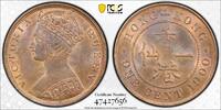 Hong Kong 1C 1900 1900-H RB PCGS MS64RB 463,80 EUR  + 17,18 EUR frais d'envoi