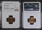 STRAITS 1/2C 1932 NGC MS 65 RB 137,42 EUR  + 21,47 EUR frais d'envoi