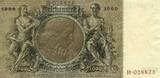 1000 Mark 22. 2. 1936 Udr.-Bst. E Erh. I