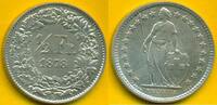 Schweiz-Eidgenossenschaft 1/2 Franken 1878 B RAR Wertseite st, Bildseite... 599,00 EUR  + 23,00 EUR frais d'envoi