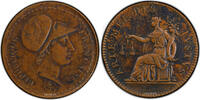 France Essai 2 Décimes Monnaie France - Consulat - Module essai 2 Décimes - Double Piefort - (1799-1800) - Paris -