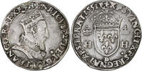 France Teston à la tête couronnée Monnaie France - Henri II - Teston à la tête Couronnée - 1551 D Lyon - Légende IPRAT -