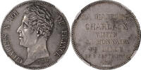 France 5 Francs Monnaie France - Charles X - Module de 5 francs - visite du Roi à la Monnaie de Lille -