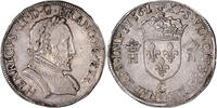 France Teston Monnaie France - Charles IX au nom de Henri II - Teston au buste lauré - 1561 C St Lô -