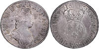 France Ecu vertugadin Monnaie France - Louis XV - Écu Vertugadin flan neuf - Trésor du moulin de Luzarches - 1716 A Paris -