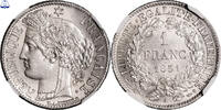 France 1 Franc Cérès Monnaie France - 1 Franc 1851 A Paris -