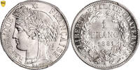 France 1 Franc Cérès Monnaie France - 1 Franc 1881 A Paris -