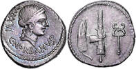 Monnaie Romaine - Norbana - Denier Argent - Rome - 83 AC SUP
