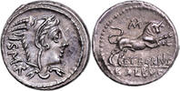 France 105 Av.J-C Monnaie romaine - Thoria Lucius Thorius Balbus - Denier Argent - Rome SPL