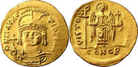 Byzantine Solidus Monnaie Empire Byzantin - Solidus or - Maurice Tibère - Constantinople -