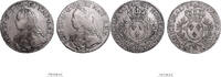 France Écu aux branches d'olivier Lot 2 Monnaies - Louis XV - Écu aux Branches d'Olivier - 1739 M Toulouse - 1734 R Orléans -