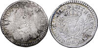 Monnaie France - Louis XV - 1/20 Écu aux branches dolivier - 1729 C Caen - Trésor de Saint Thibaut B+