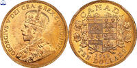10 dollars 1913 Canada Coin Canada - George V 10 dollars Gold 1913 ottawa - Bank of canada Hoard SPL / NGC MS 63