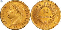 20 Francs 1813 France Coin France - Napoleon Ier - Gold 20 Francs Or - 1813 A Paris SUP / NGC AU 58