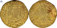 Flandre Double Albertin or Monnaie - Pays-Bas Espagnols - Albert et Isabelle - Double Albertin or - 1603 - Tournai - NGC UNC Details - Trésor Kempen -