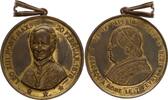 Vatikan - Medaille Tragbare verg. Medaille a.d. Tod v. Papst Pius IX & d. Wahl v. Papst Leo XIII -
