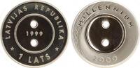 Lettland 1 Lats - Millenium 2000 -