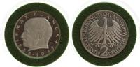 Deutschland - BRD 2 Mark - Max Planck. Kursmünze. In Münzkapsel. -