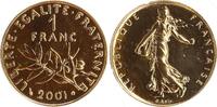 Frankreich - 1 Franc 2001 Abschied vom Franc in Gold, OVP in Box mit Zer... 1055,00 EUR  + 8,00 EUR frais d'envoi