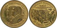 USA Bronzemedaille - Louisiana Purchase Exposition, Official Souvenir, St Louis Napoleon, Jefferson -
