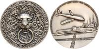 Deutschland - Hamburg Schwere Silbermedaille - (v. Fr. Stuhlmüller, bei Lehner) Jahresmedaille mit dem Türklopfer von St. Pet -